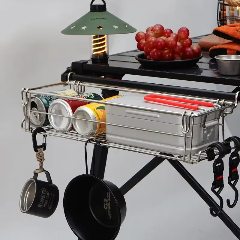 Outdoor Folding Table Extension Rack